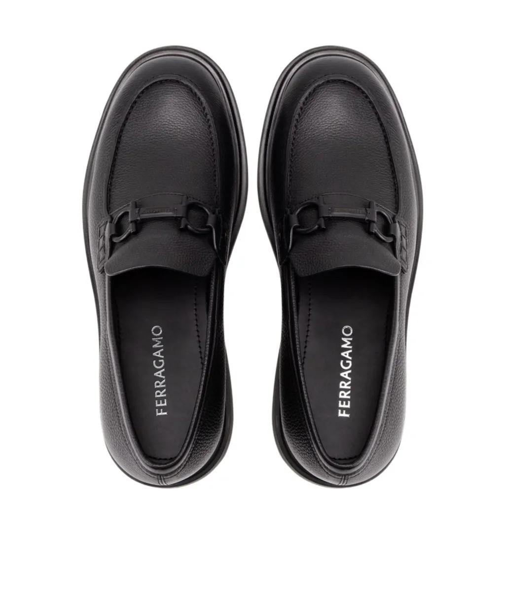 Gancini Buckled Loafers