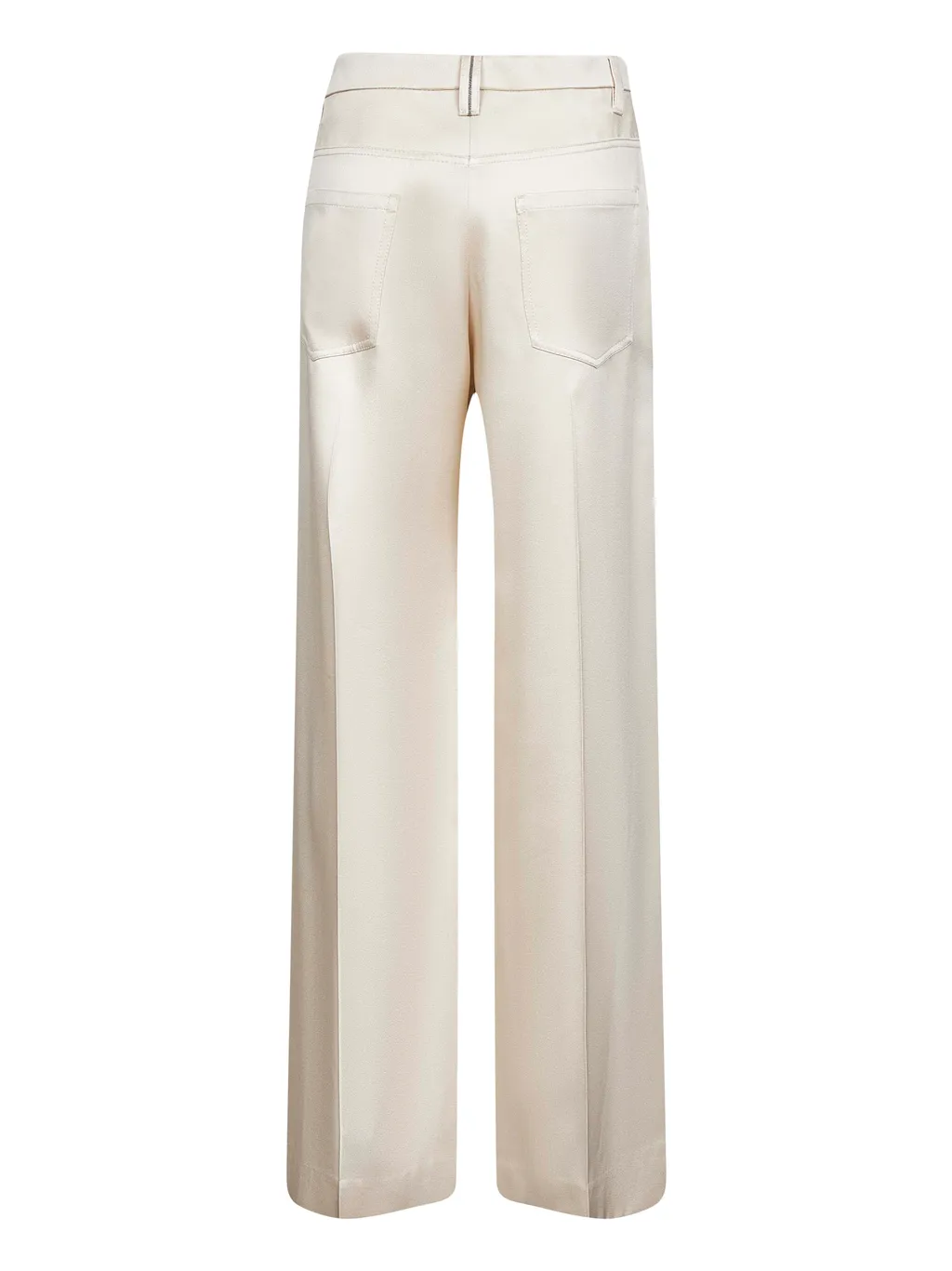 Brunello Cucinelli Monili Detailed Straight Leg Trousers