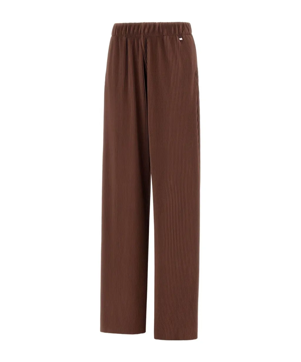 Herno Elasticated Waistband Wide-Leg Trousers