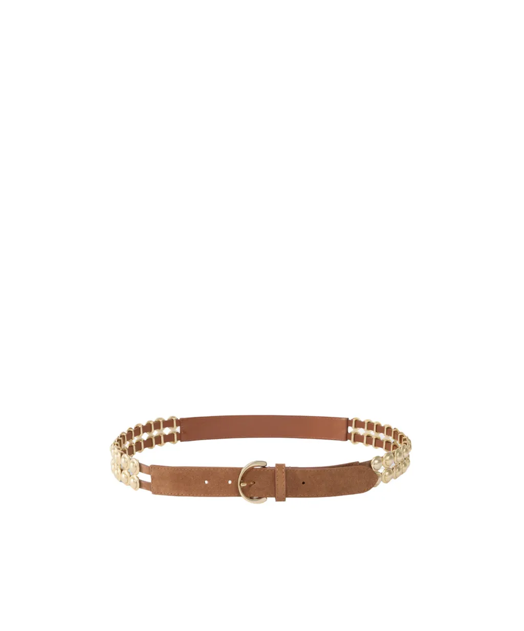 Pinko Love Stud Embellished Belt