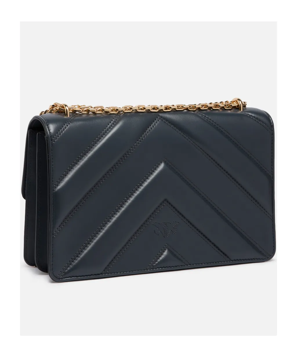 Logo Quilted Shoulder Bag