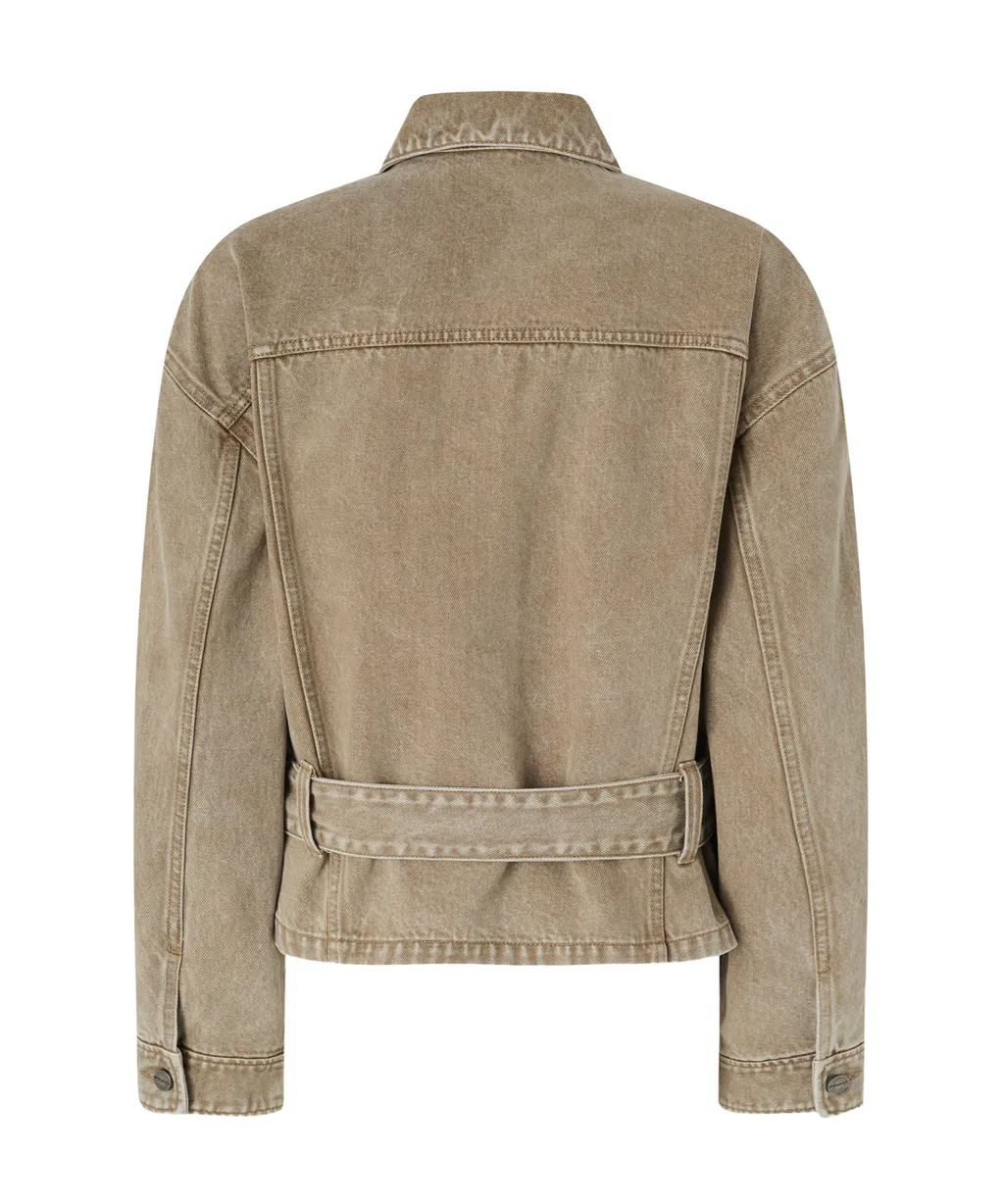 Long-Sleeved Denim Jacket