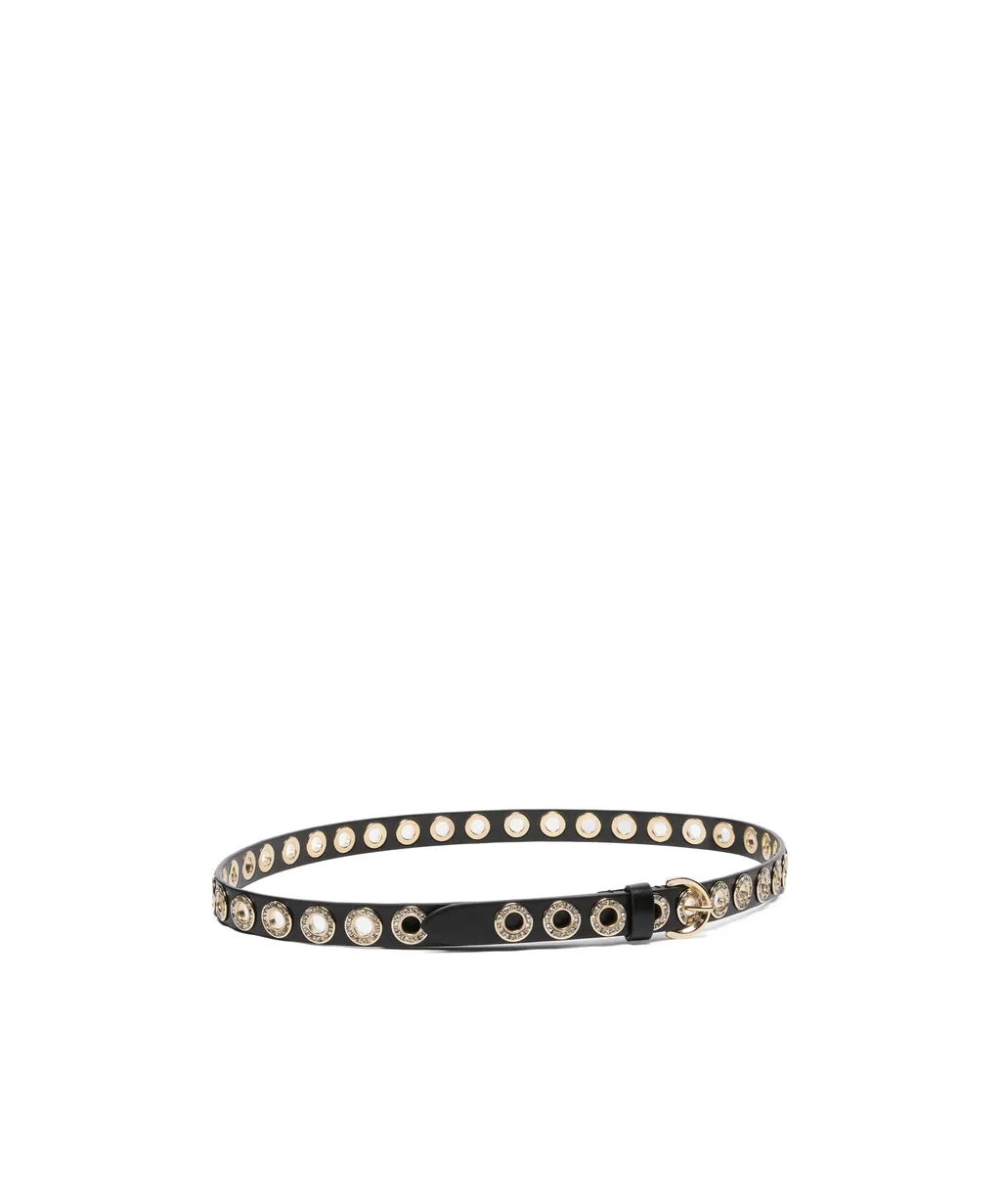 Pinko Studs Embellished Belt