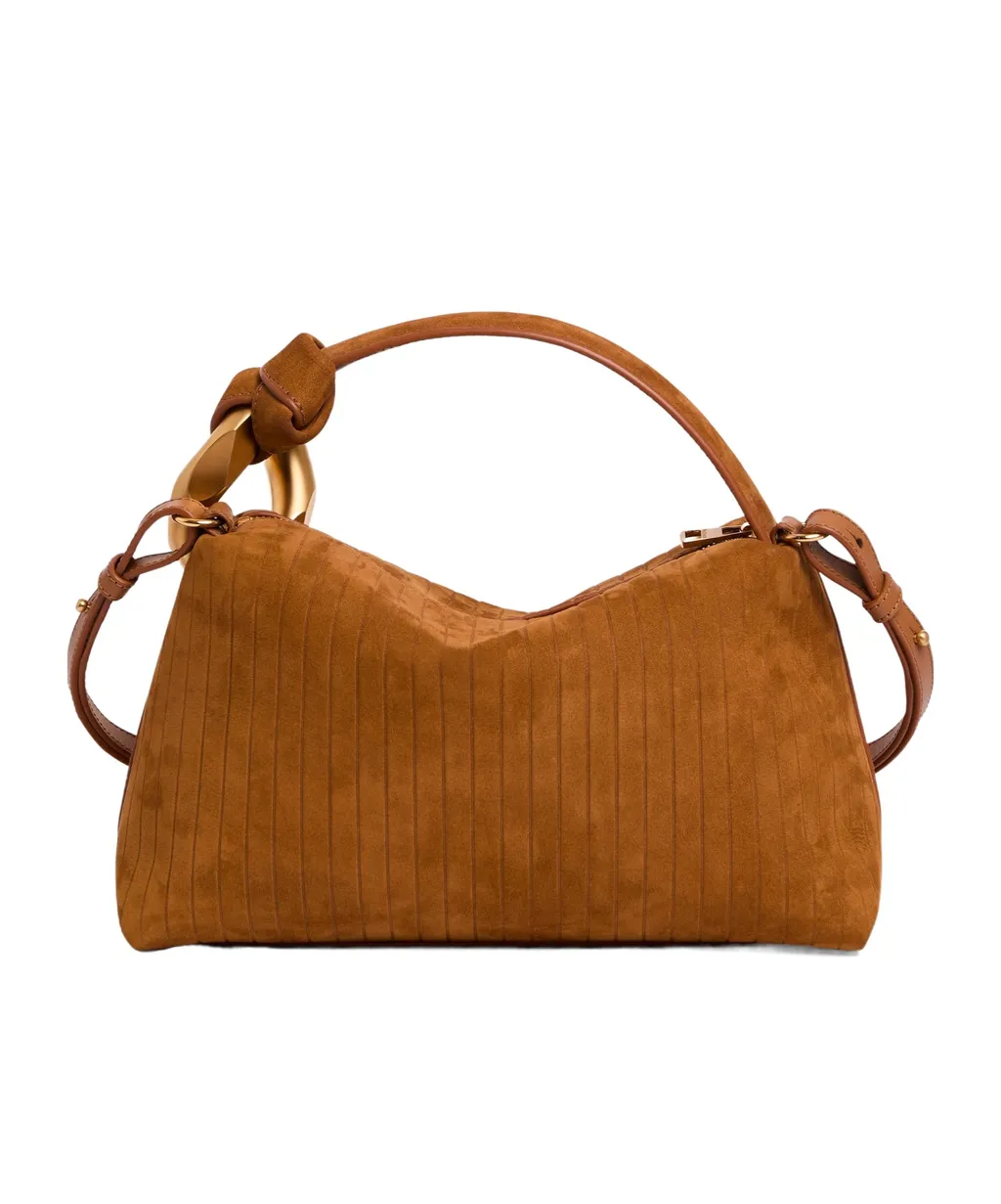 Jwa Corner Suede Tote Bag