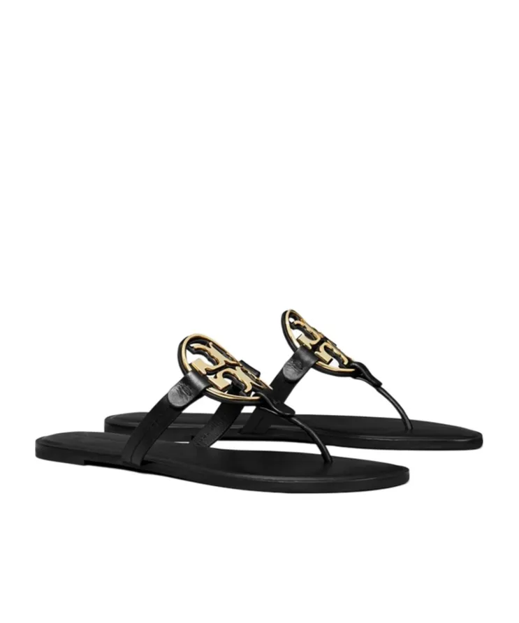 Tory Burch Miller Logo Plaque Sandals