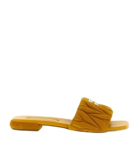 Miu Miu Open-Toe Slip-On Sandals