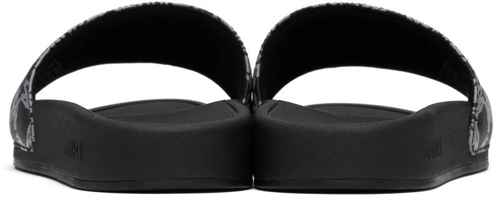 Amiri Logo-Plaque Slip-On Slides