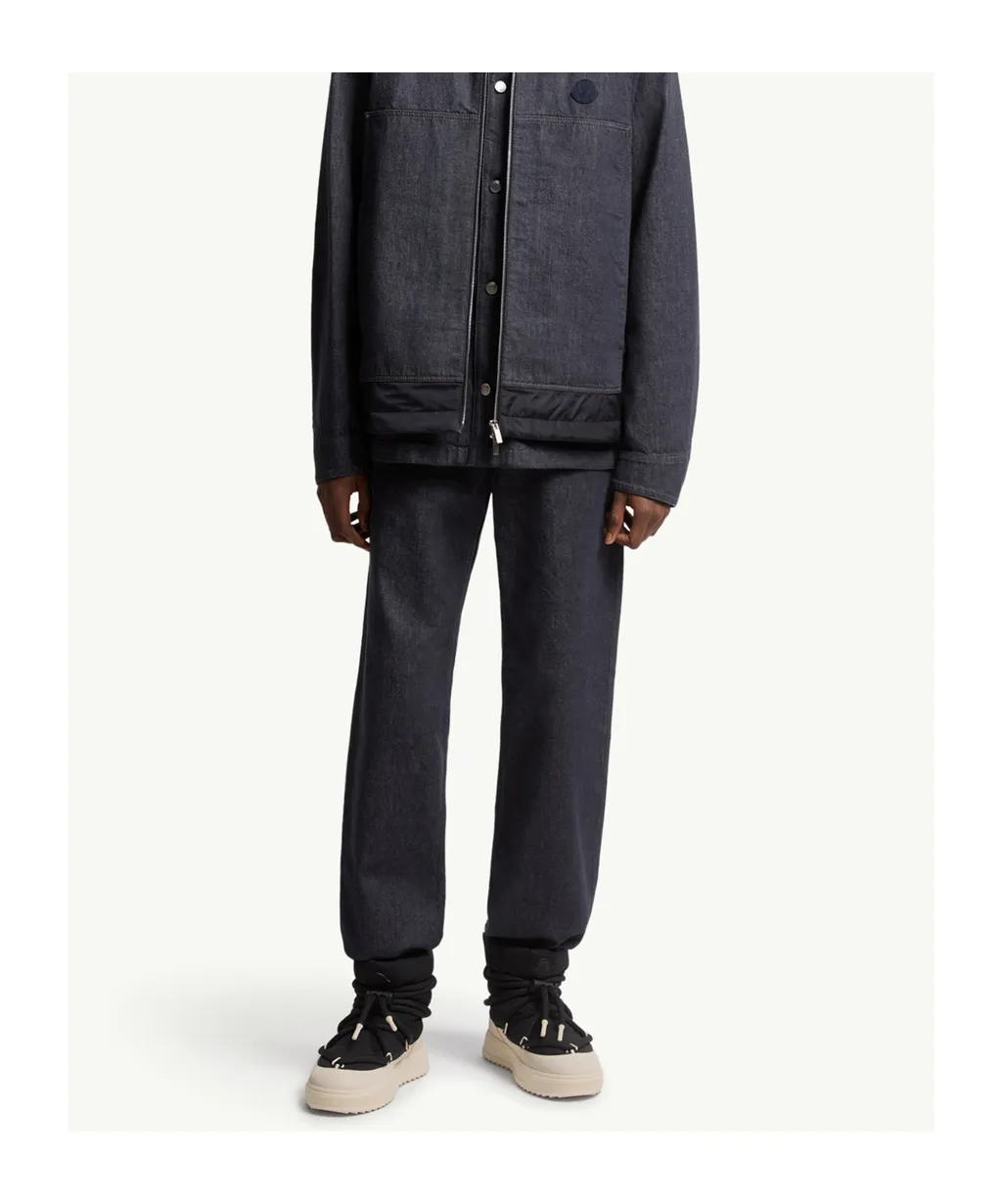 Moncler Logo-Patch Jeans