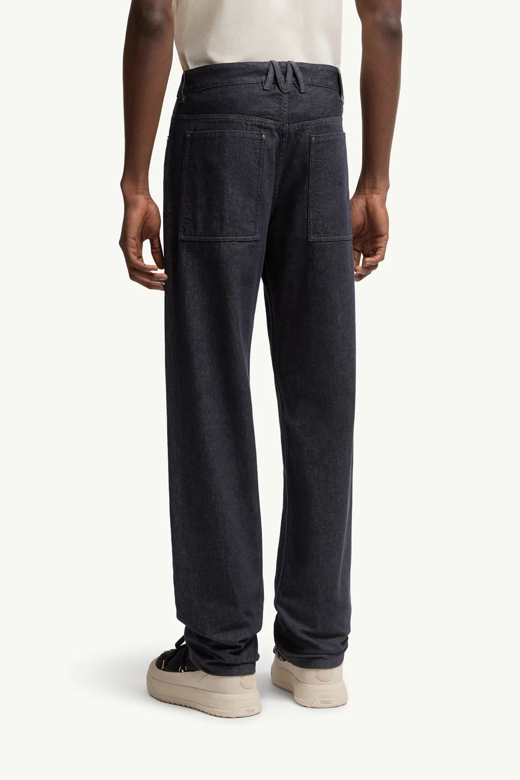 Moncler Logo-Patch Jeans