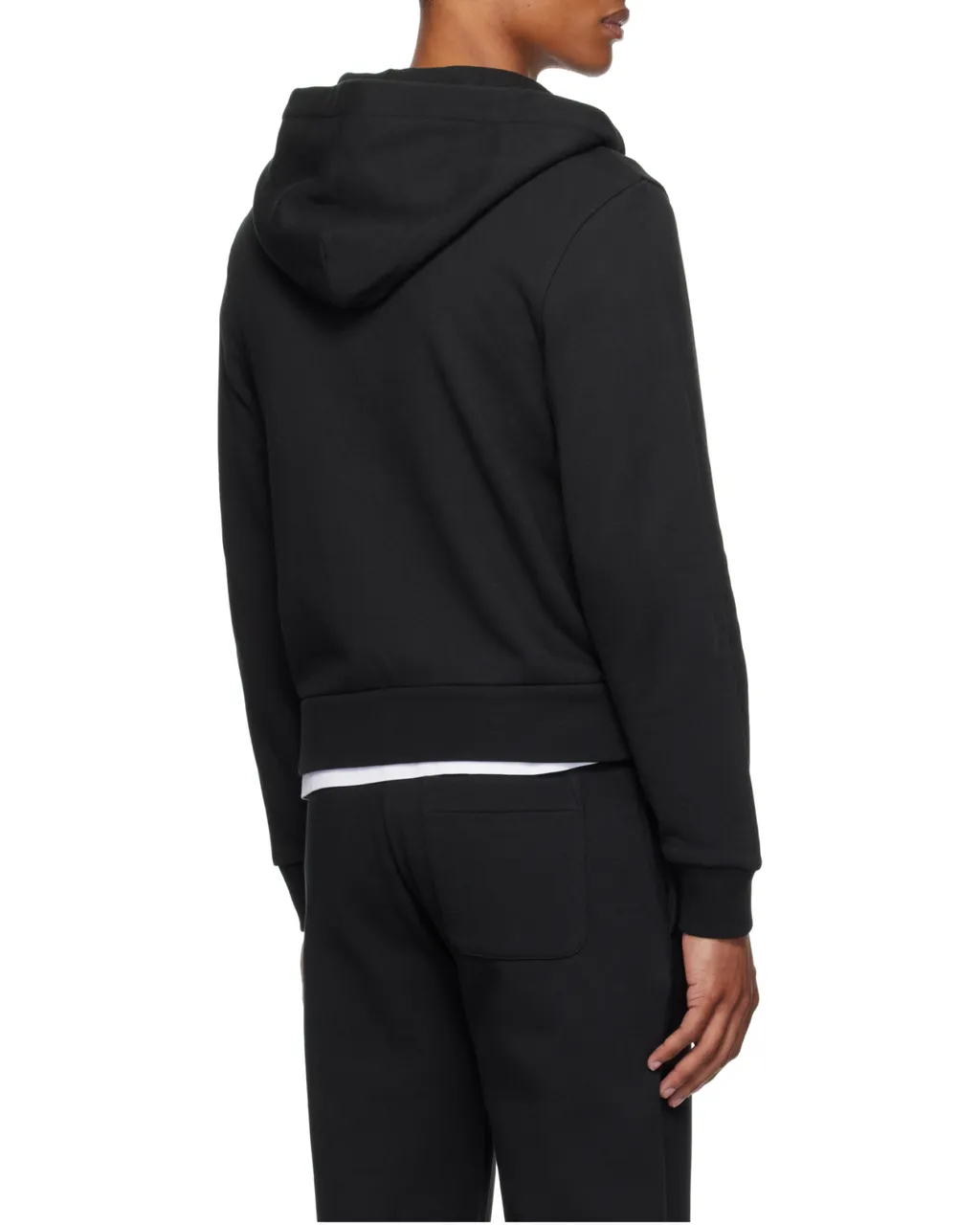 Moncler Logo Patch Zipped Hoodie