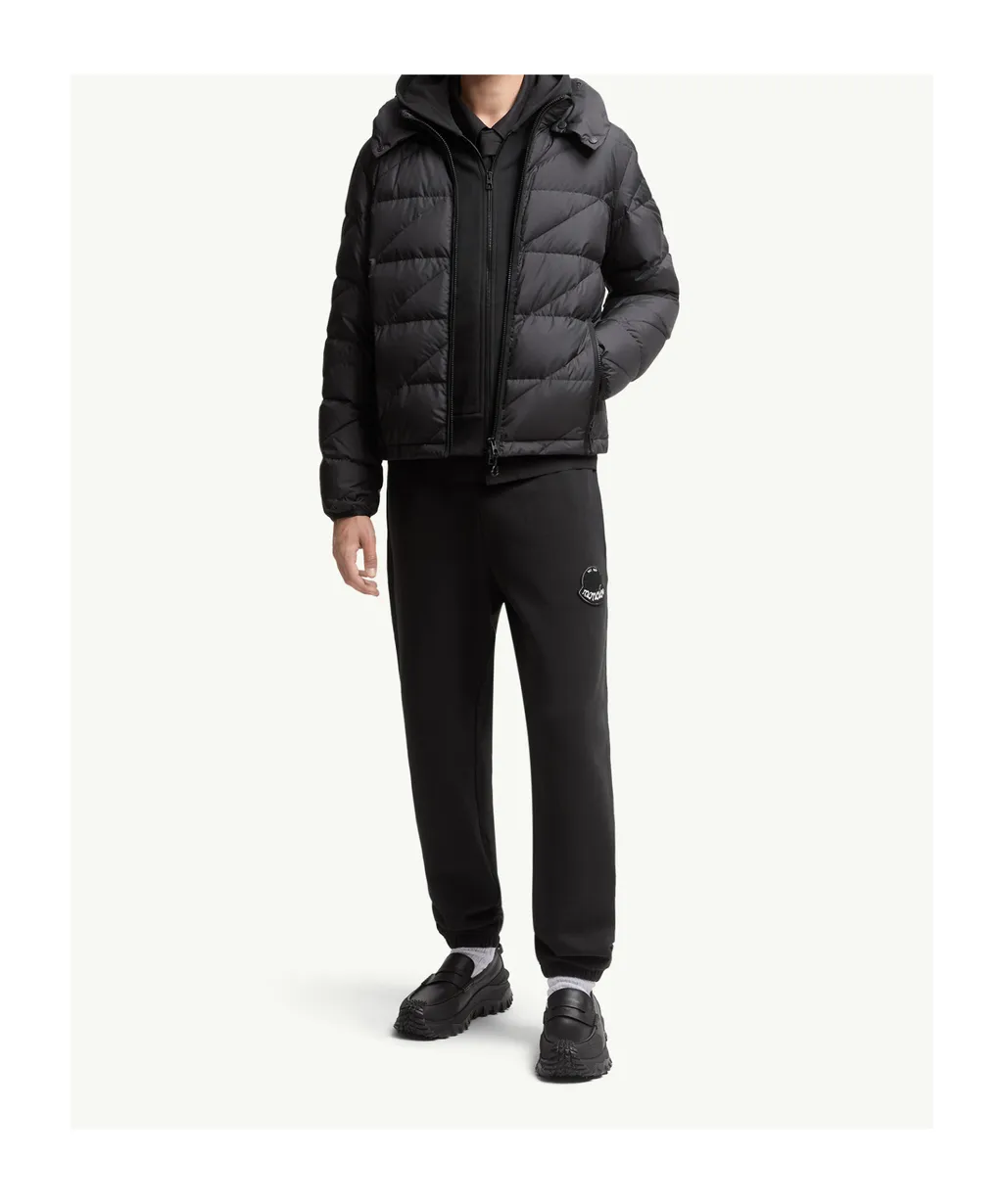 Moncler Logo Patch Zipped Hoodie