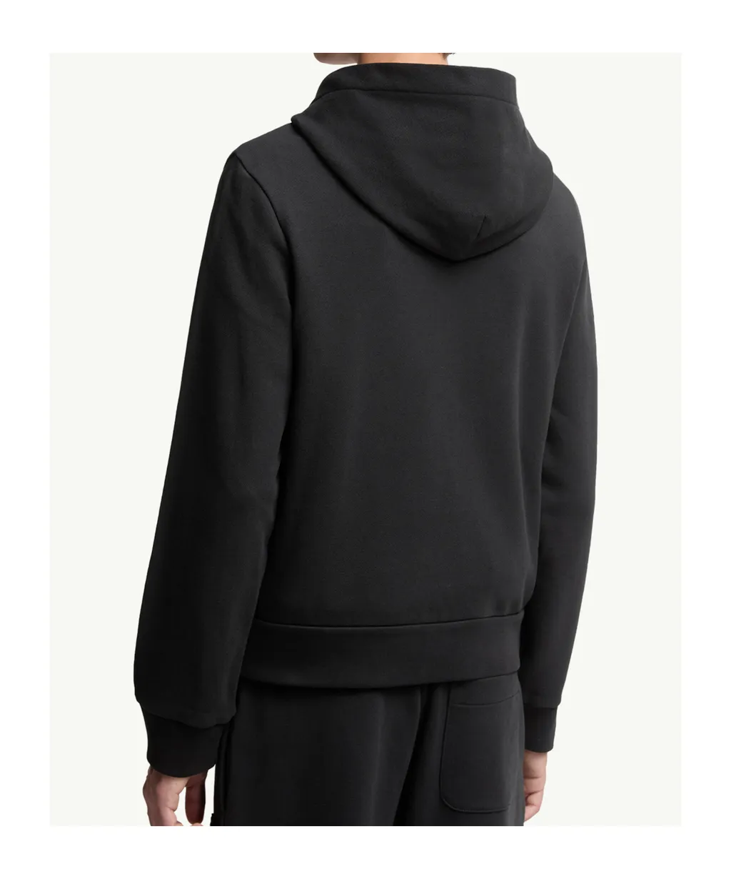 Moncler Logo Patch Zipped Hoodie