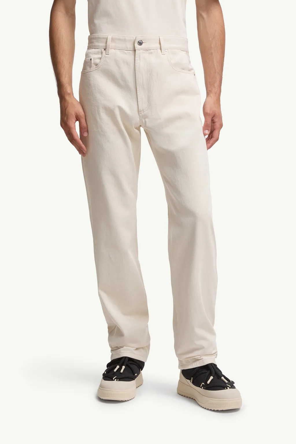 Moncler Logo-Patch Jeans