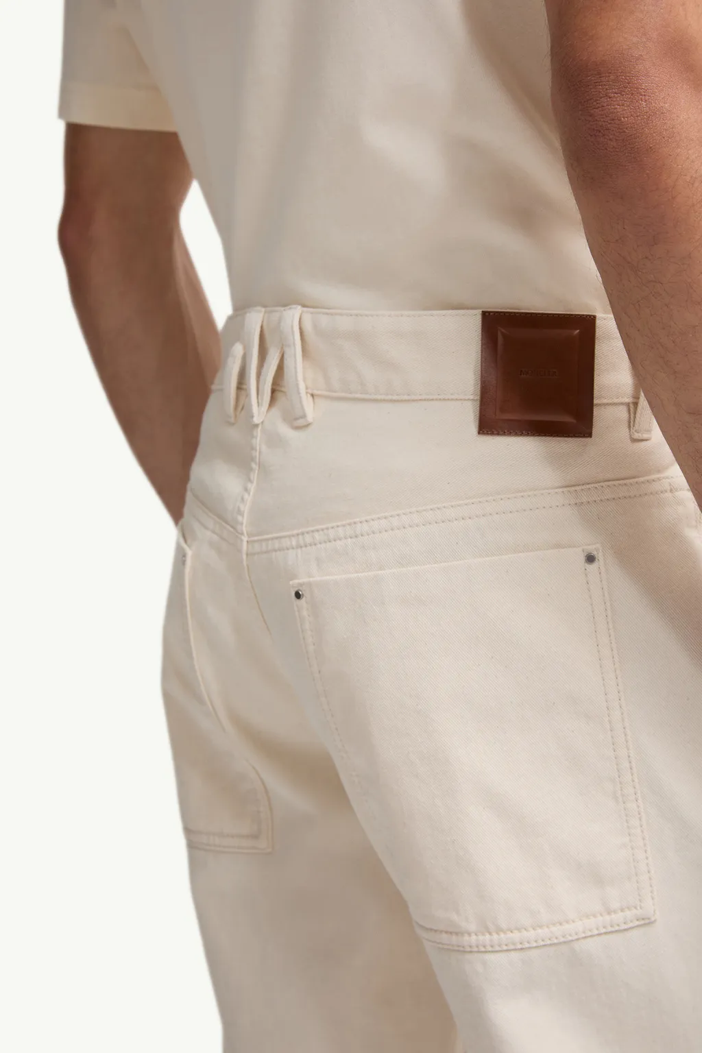 Moncler Logo-Patch Jeans