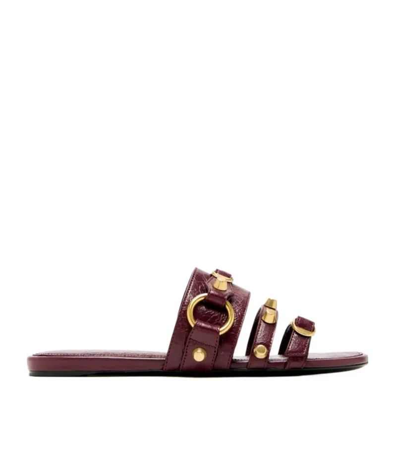 Stud Detailed Slip-On Sandals