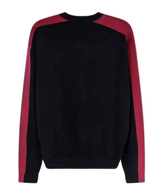 Side Striped Crewneck Sweatshirt