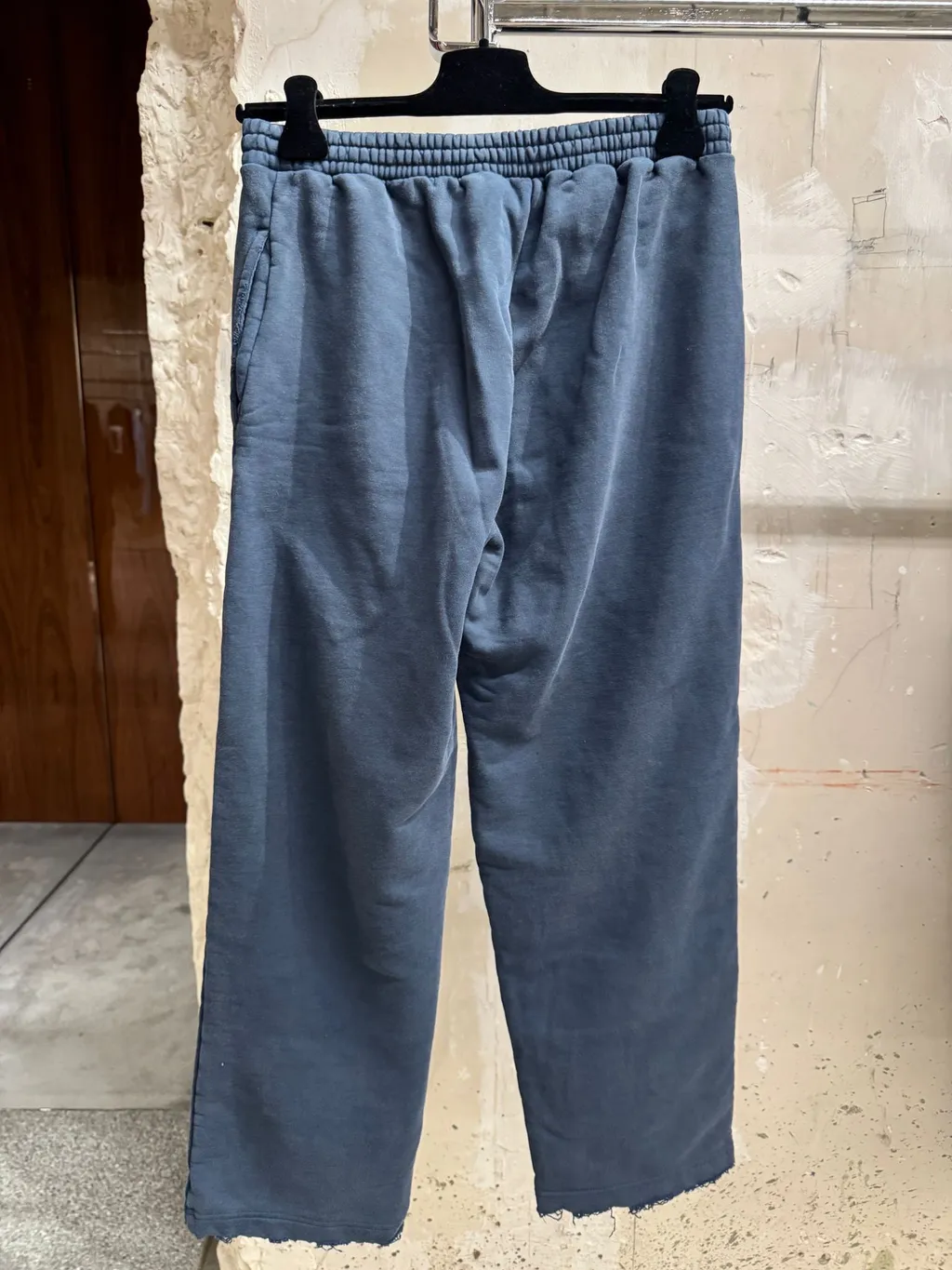 Luxury Script Wide-Leg Sweatpants