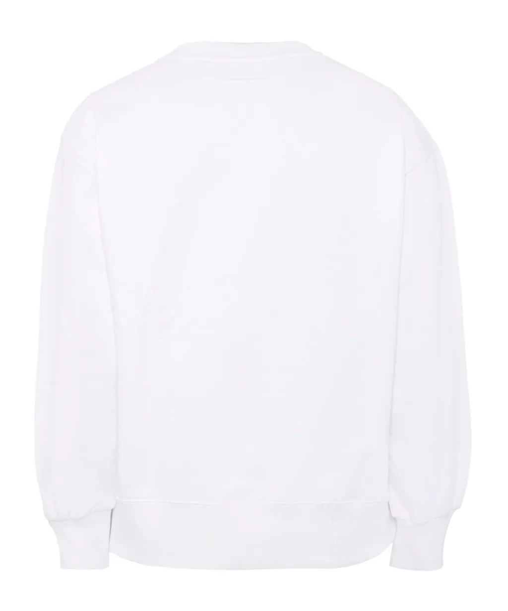 Mm6 Maison Margiela Kids Safety Pin Print Crewneck Sweatshirt