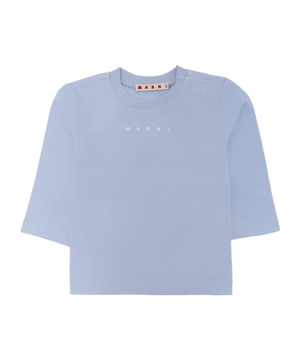 Marni Kids Logo Printed Jersey T-Shirt