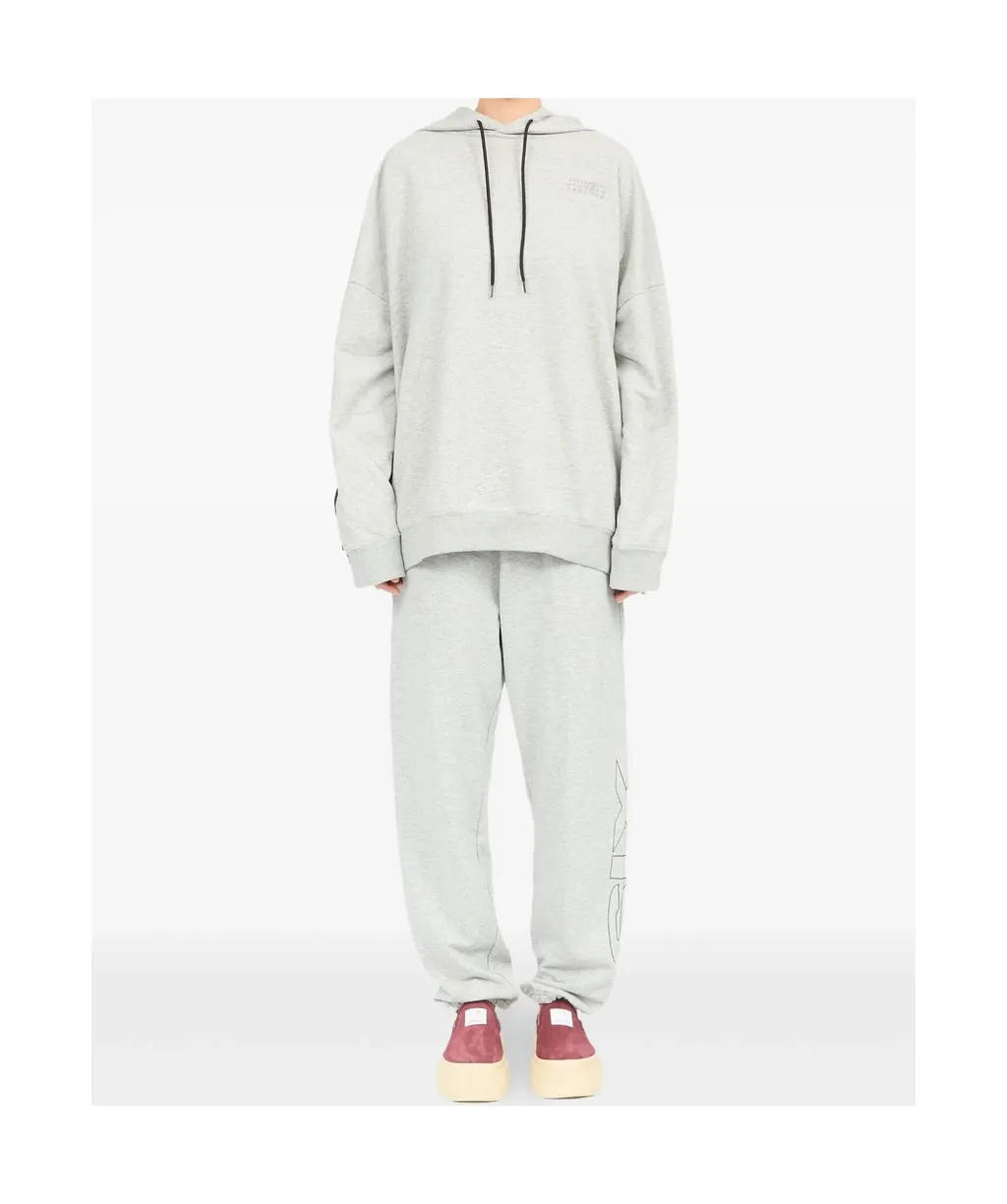 Mm6 Maison Margiela Double Front Drawstring Hoodie