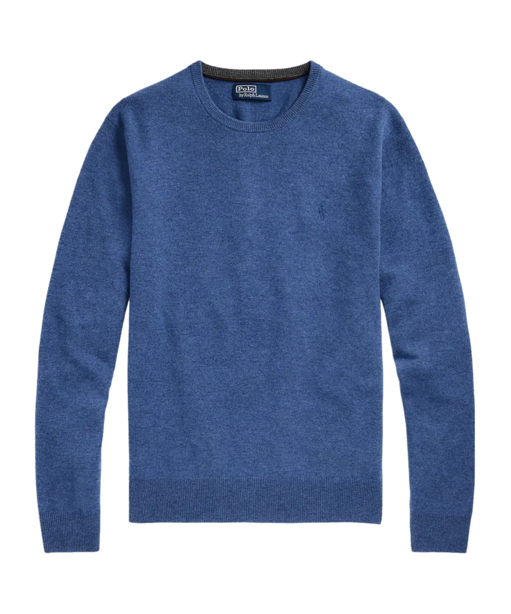 Embroidered-Logo Crew-Neck Sweater