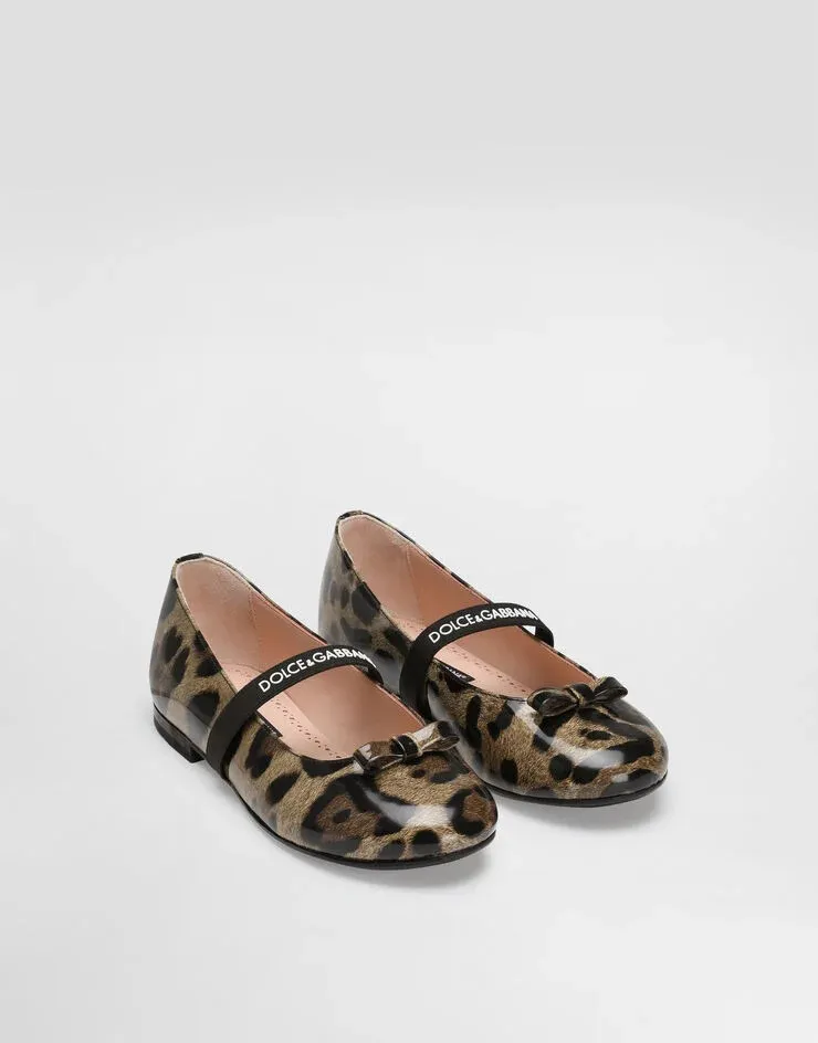 Leopard-Print Ballet Flats
