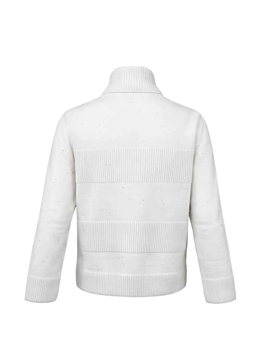 High-Neck Long-Sleeved Sweater