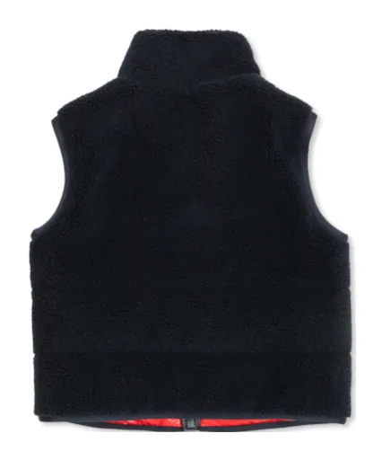 Moncler Enfant Logo Patch Zipped Vest