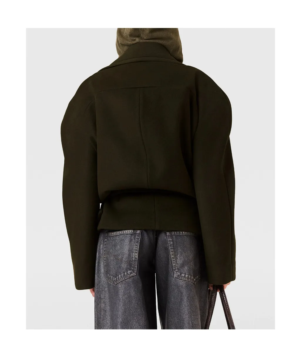 Stella Mccartney Cropped Belted Trench Jacket