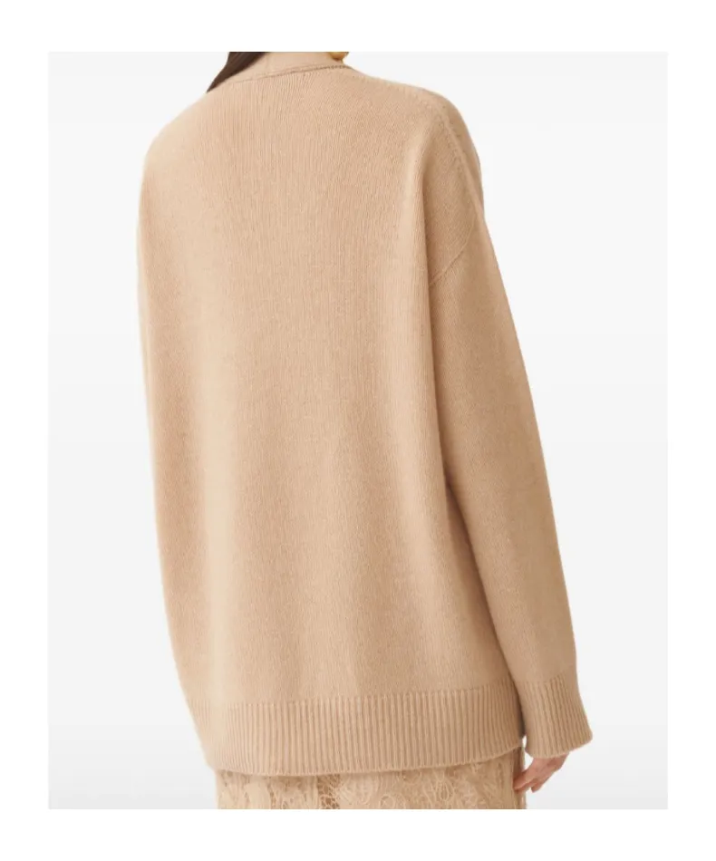 Long-Sleeved Knitted Cardigan