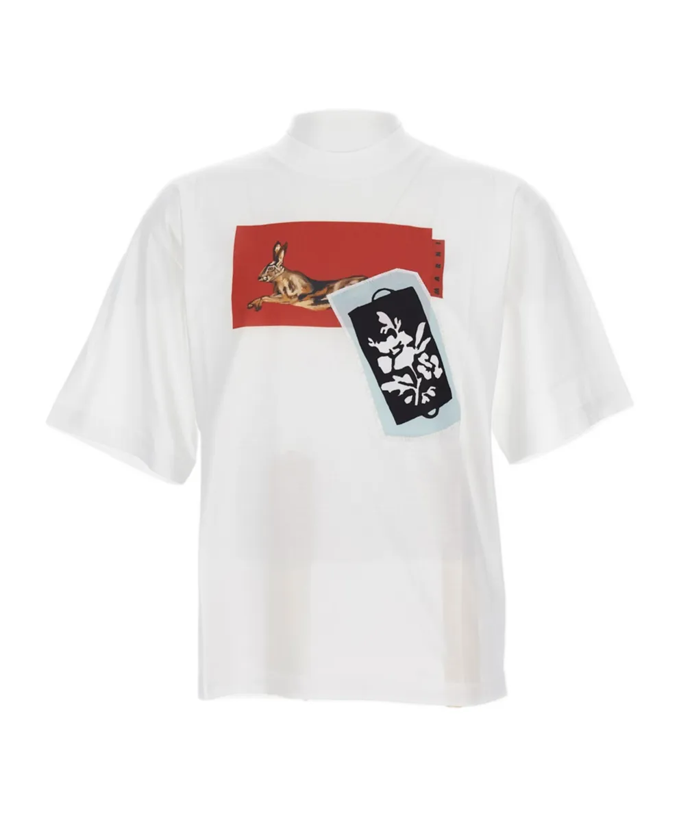 Marni Graphic Printed T-Shirt