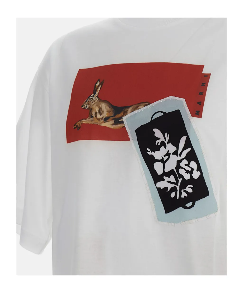 Marni Graphic Printed T-Shirt