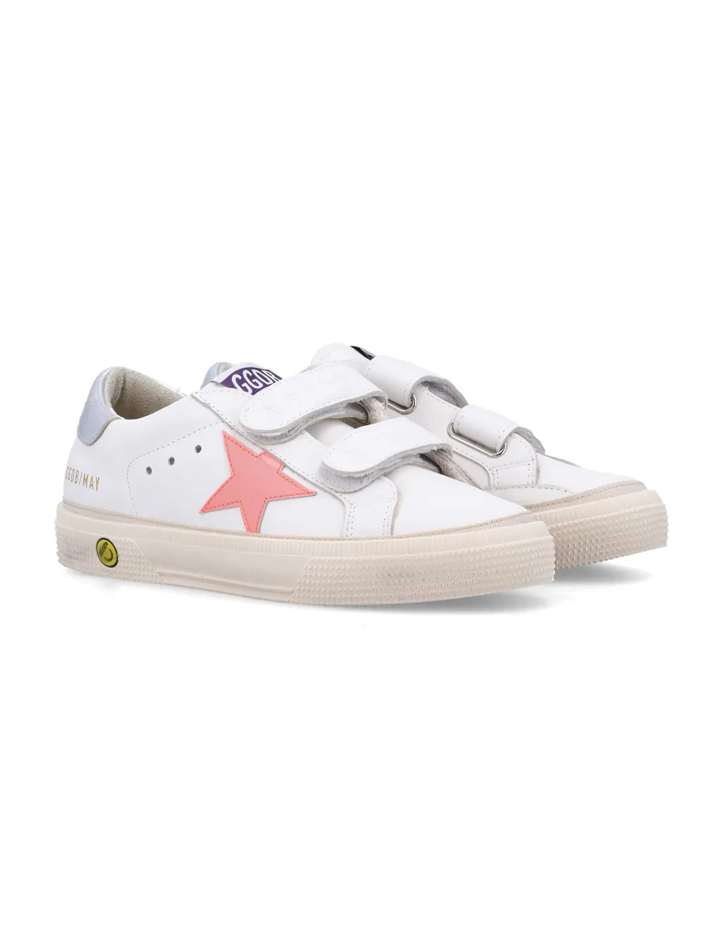 Golden Goose Kids May School Logo Label Sneakers