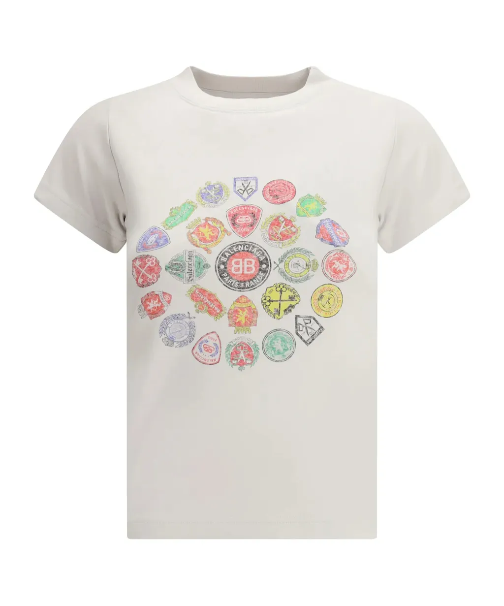 Logo Printed Crewneck T-Shirt
