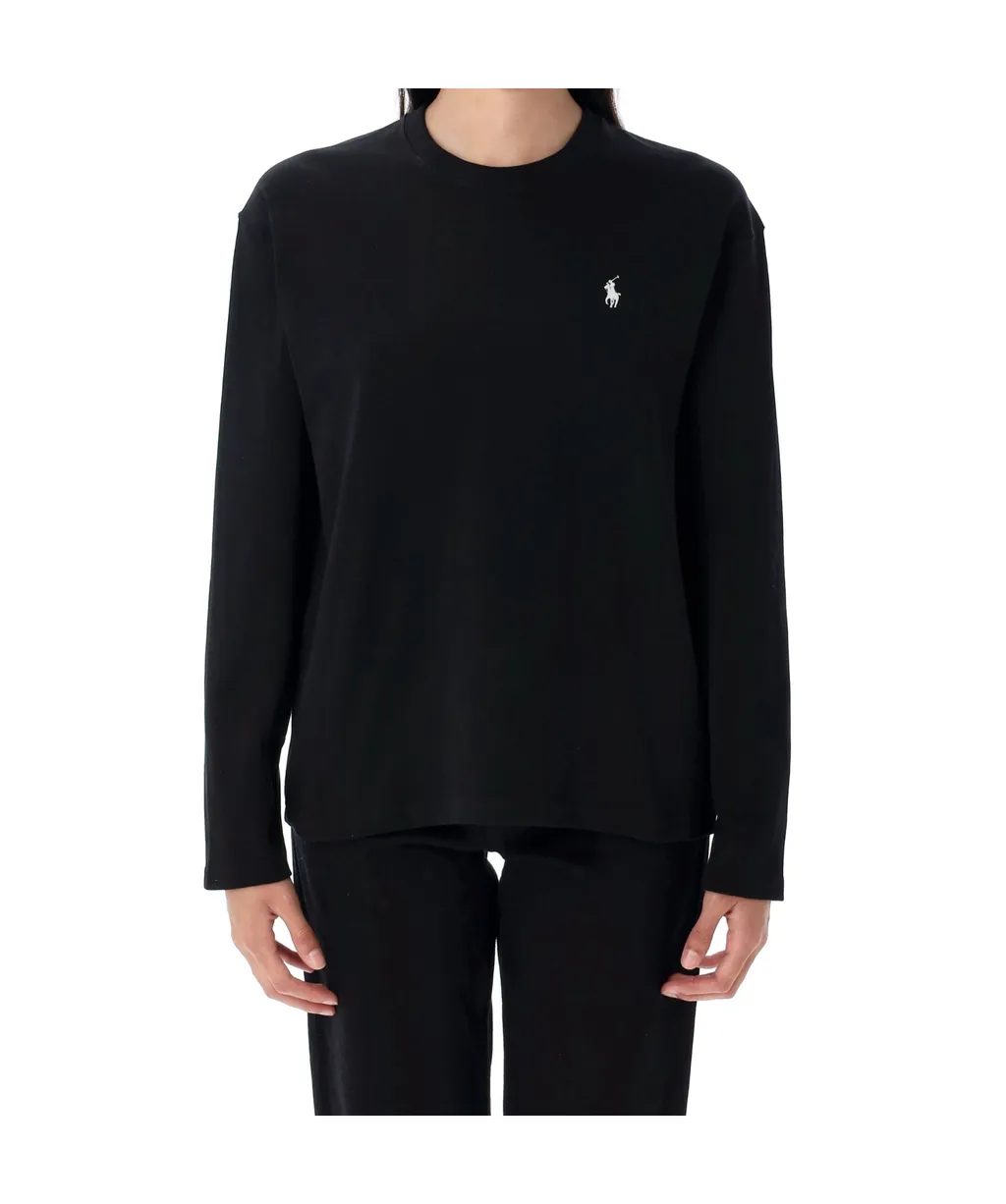 Polo Ralph Lauren Logo Embroidered Crewneck T-Shirt