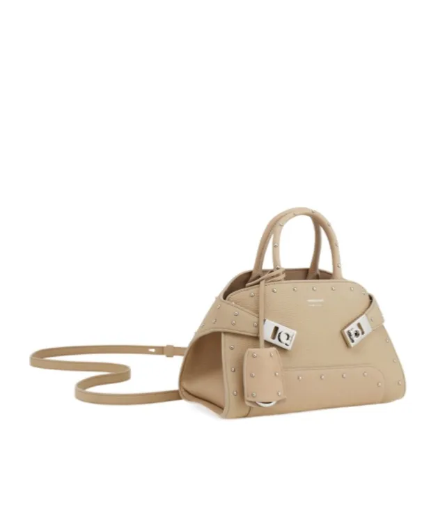 Hug Mini Tote Bag With Spikes