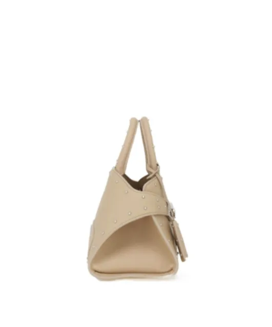 Hug Mini Tote Bag With Spikes