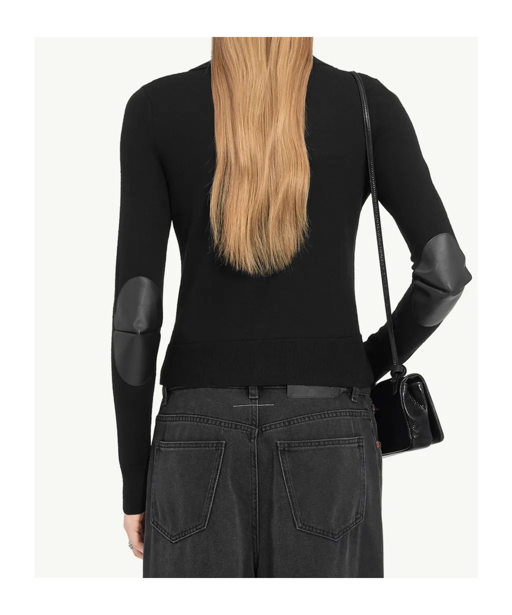 Mm6 Maison Margiela Knitted Buttoned Cardigan