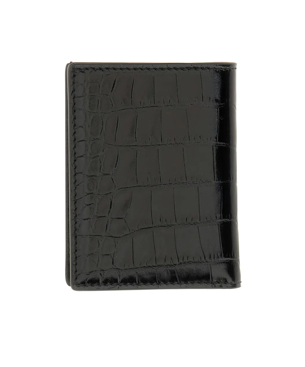 Tom Ford Logo Embossed Cardholder