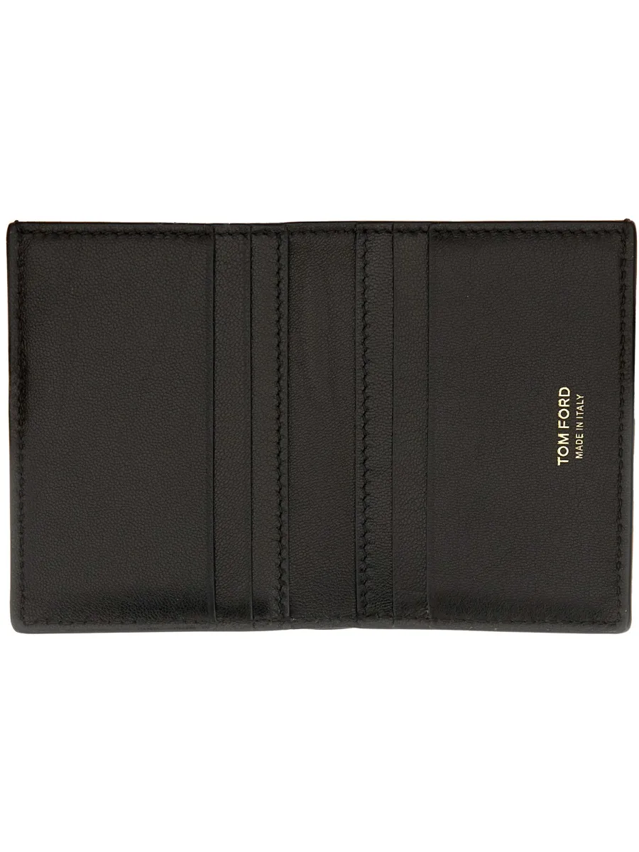 Tom Ford Logo Embossed Cardholder