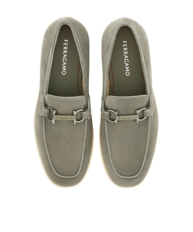 Ferragamo Gancini Slip-On Loafers