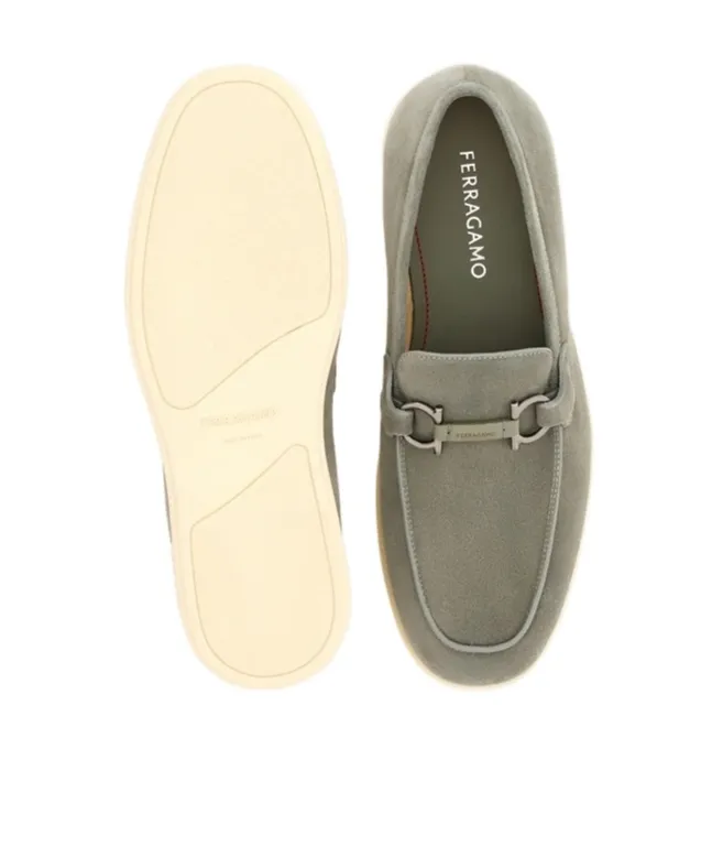 Ferragamo Gancini Slip-On Loafers