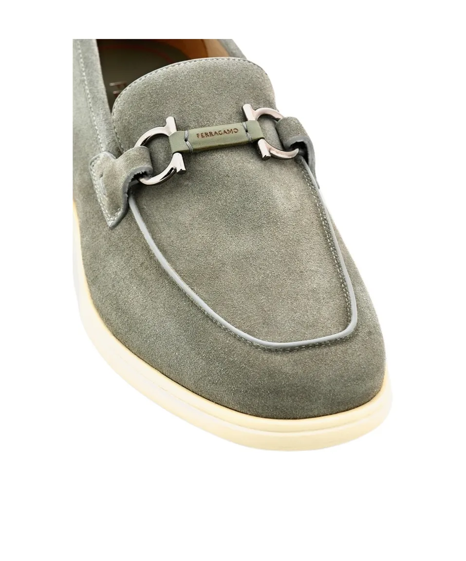 Ferragamo Gancini Slip-On Loafers