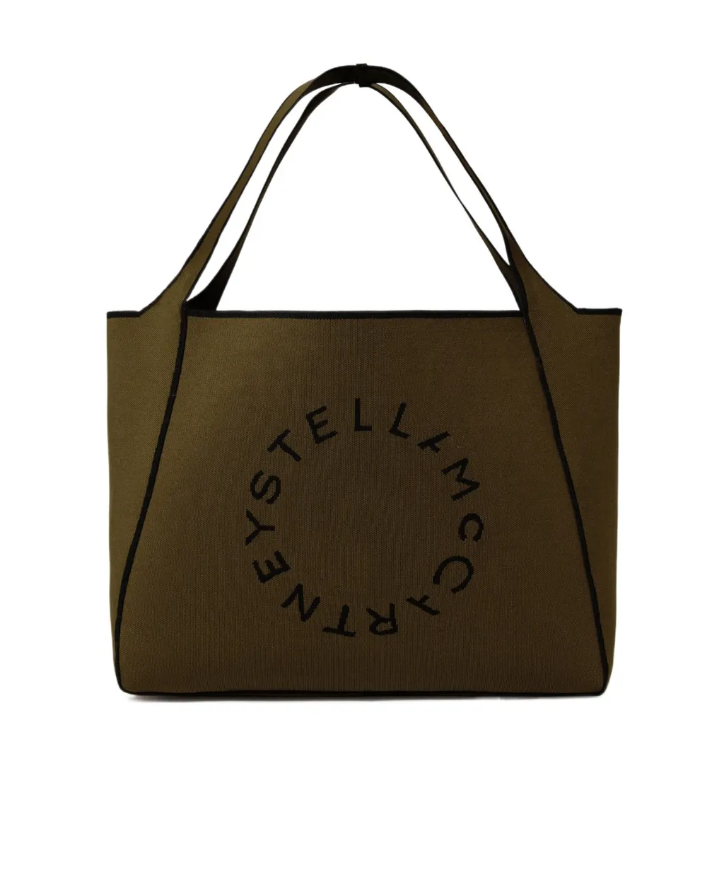 Stella Mccartney Logo Square Tote Bag