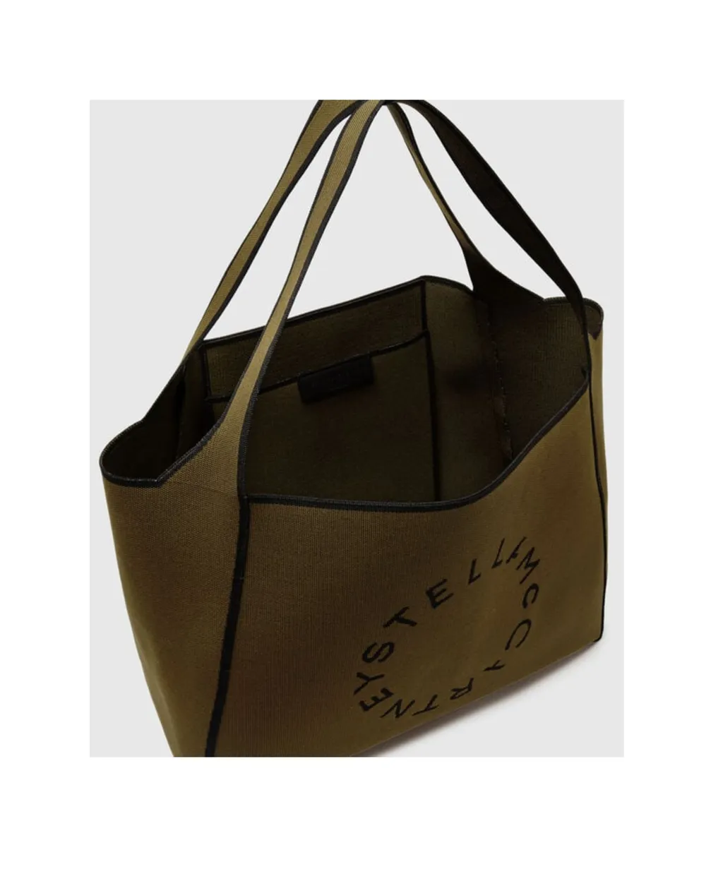 Stella Mccartney Logo Square Tote Bag