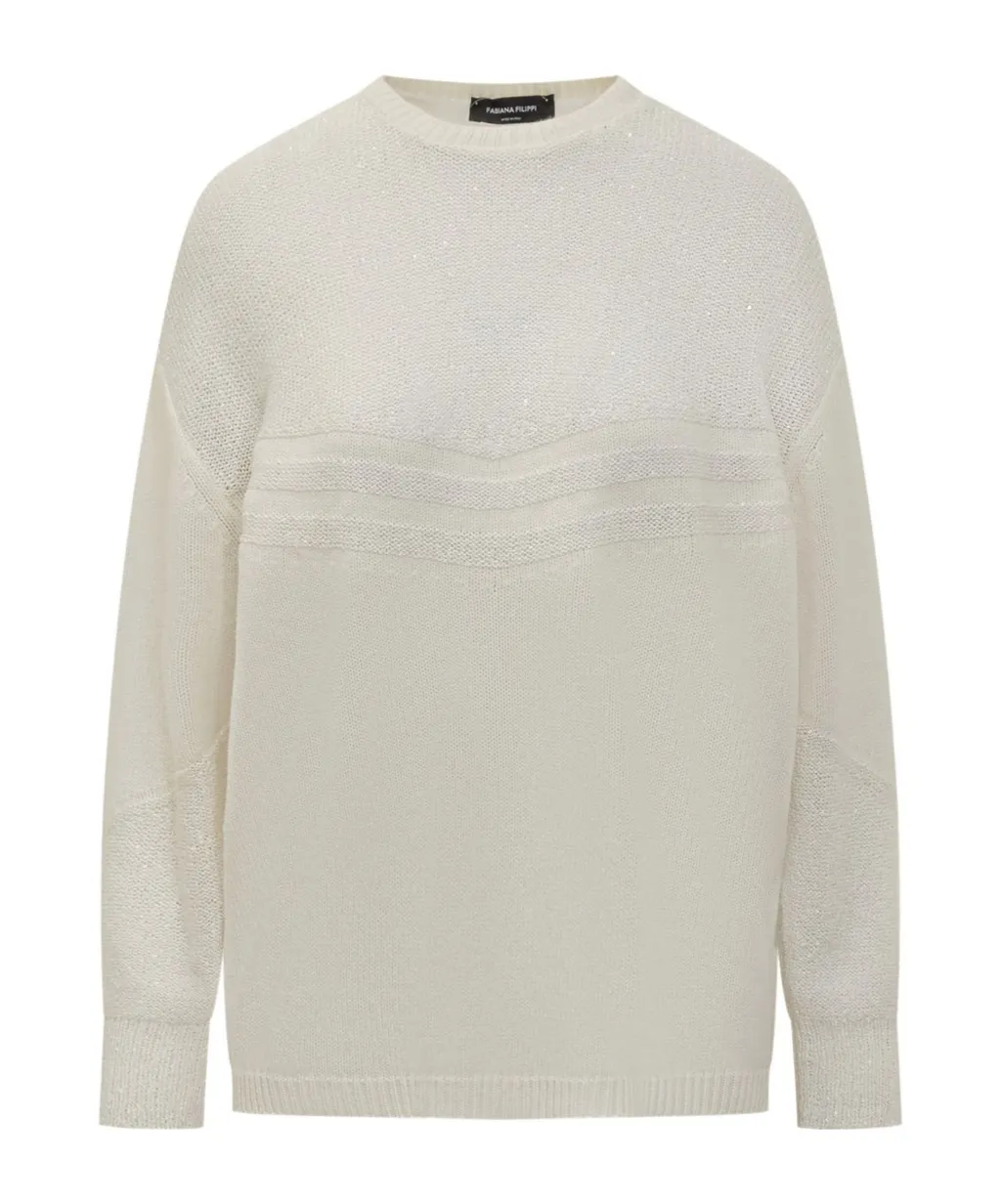 Fabiana Filippi Long Sleeve Crewneck Jumper