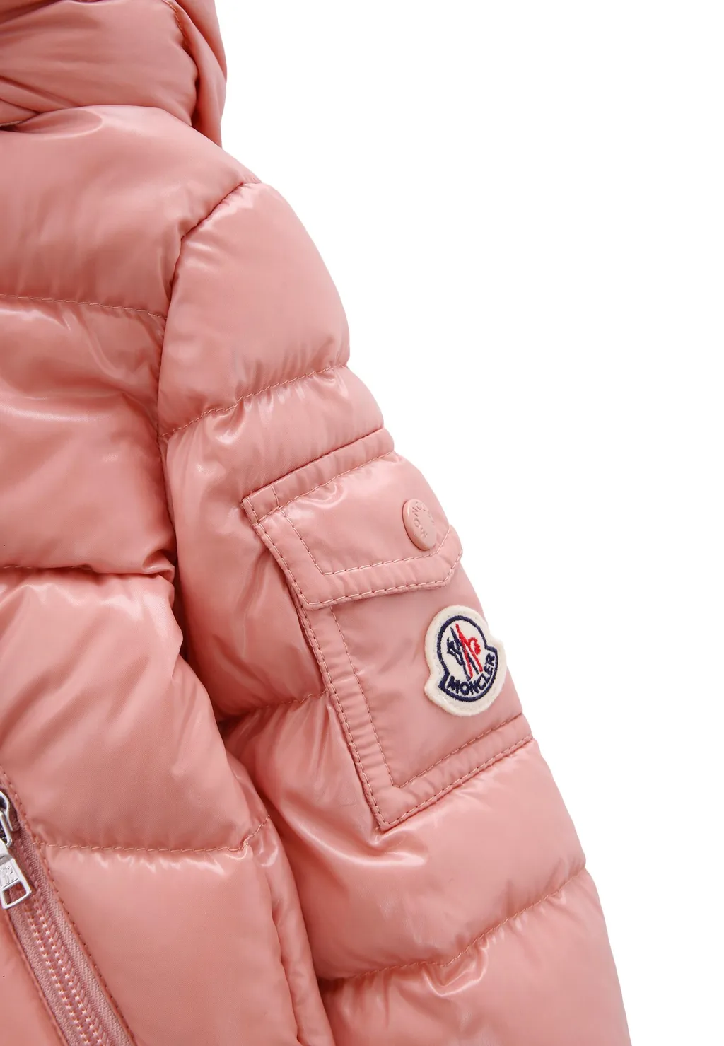 Moncler Enfant Bady Hooded Down Jacket