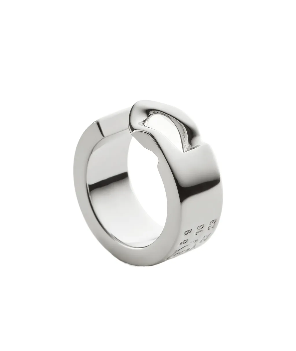 Mm6 Maison Margiela Minimal Numeric Cuff Ring