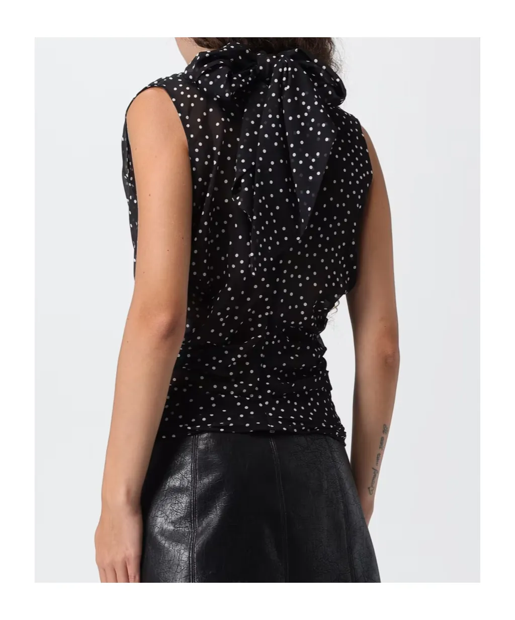 Polka-Dot Blouse