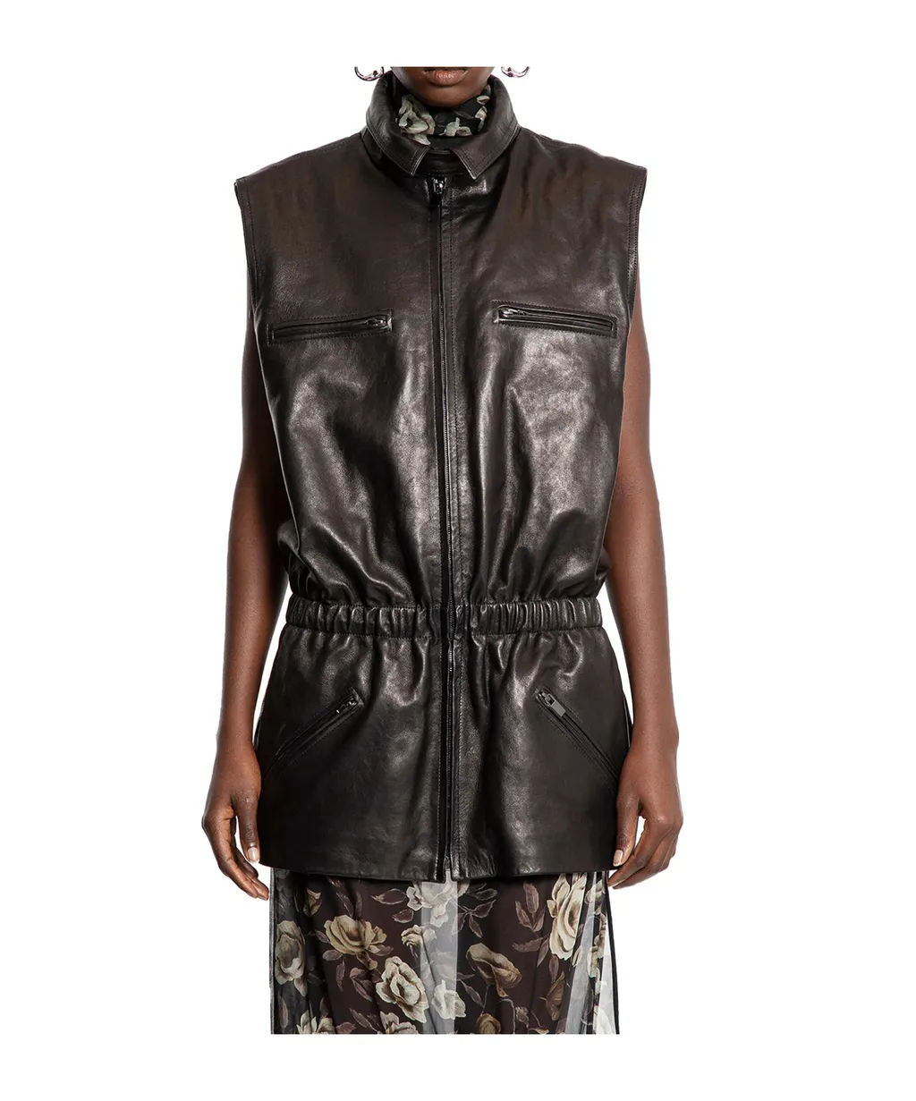 Sheepskin Elasticated Waistcoat